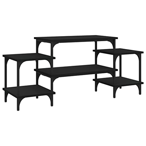Genérico wenjingqi 826315 TV-Schrank, Sperrholz, Schwarz, 117 x 35 x 52 cm von Genérico