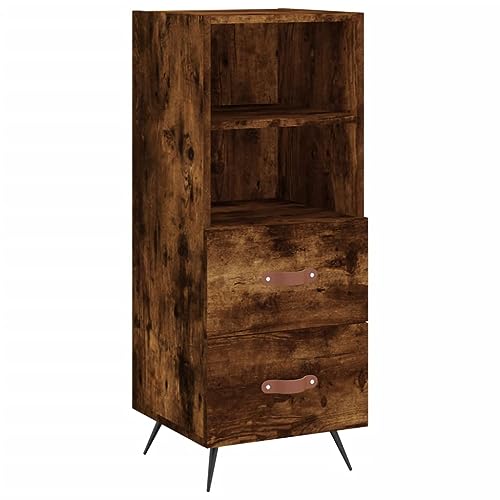 Genérico wenjingqi 828641 Sideboard aus technischer Eiche, 34,5 x 34 x 90 cm von Genérico