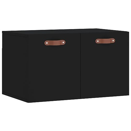 Genérico wenjingqi 829997 Wandschrank, aus technischem Holz, Schwarz, 60 x 36,5 x 35 cm von Genérico