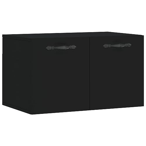 Genérico wenjingqi 830013 Wandschrank, aus technischem Holz, Schwarz, 60 x 36,5 x 35 cm von Genérico