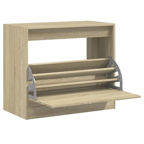 Genérico wenjingqi 840003 Schuhschrank aus Holz, Sonoma-Eiche, 80 x 42 x 69 cm Genérico wenjingqi 840003 Schuhschrank aus Holz, Sonoma-Eiche, 80 x 42 x 69 cm von Genérico