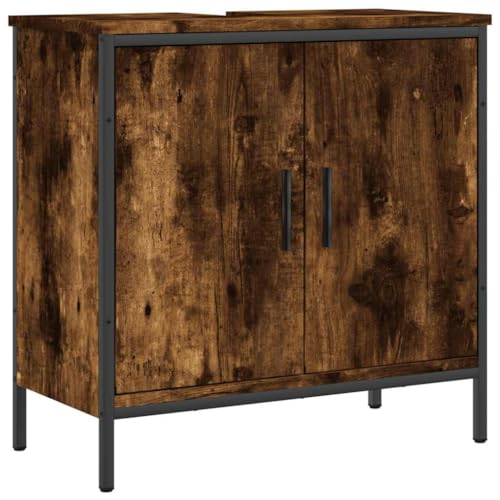 Genérico wenjingqi 842448 Waschbeckenschrank, Holztechnik, Eiche rauchfarben, 60 x 30 x 60 cm Genérico wenjingqi 842448 Waschbeckenschrank, Holztechnik, Eiche rauchfarben, 60 x 30 x 60 cm von Genérico