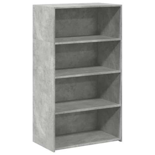 Genérico wenjingqi 846407 Hohe Anrichte aus technischem Holz, 70 x 41 x 124 cm, Grau von Genérico
