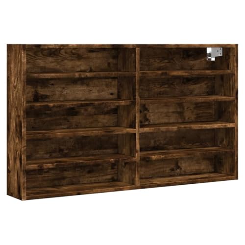 Genérico wenjingqi 847930 Vitrine aus technischem Holz, rauchige Eiche, 100 x 15 x 58 cm von Genérico