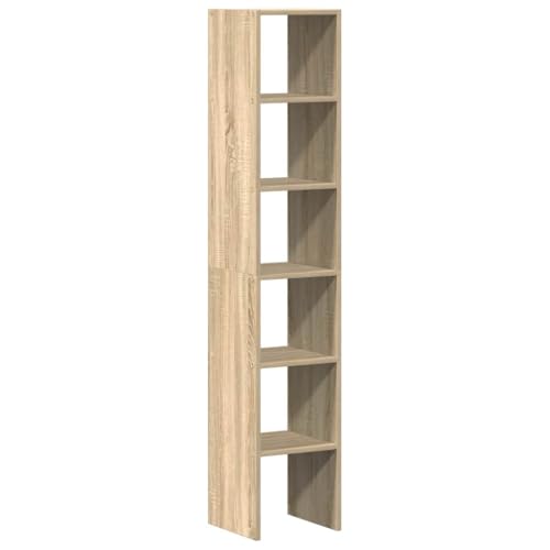 Genérico wenjingqi 858808 Stapelbare Streifen aus technischem Holz, Eiche Sonoma, 2 Stück von Genérico