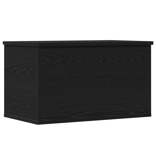 Genérico wenjingqi 868704 Aufbewahrungsbox mit Deckel, Holz, Eiche, Schwarz, 60 x 35 x 35 cm Genérico wenjingqi 868704 Aufbewahrungsbox mit Deckel, Holz, Eiche, Schwarz, 60 x 35 x 35 cm von Genérico