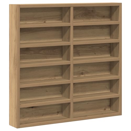 Genérico wenjingqi 869190 Vitrine aus technischem Eichenholz, 60 x 8,5 x 58 cm von Genérico