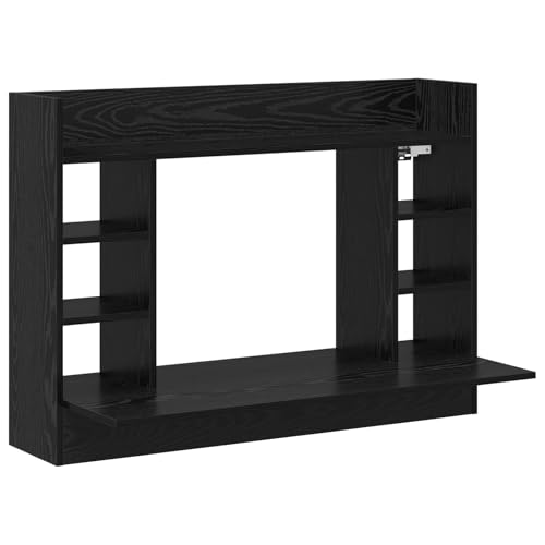 Genérico wenjingqi 869194 Schreibtisch zur Wandmontage, aus schwarzem Eichenholz, 105 x 48 x 75 cm Genérico wenjingqi 869194 Schreibtisch zur Wandmontage, aus schwarzem Eichenholz, 105 x 48 x 75 cm von Genérico