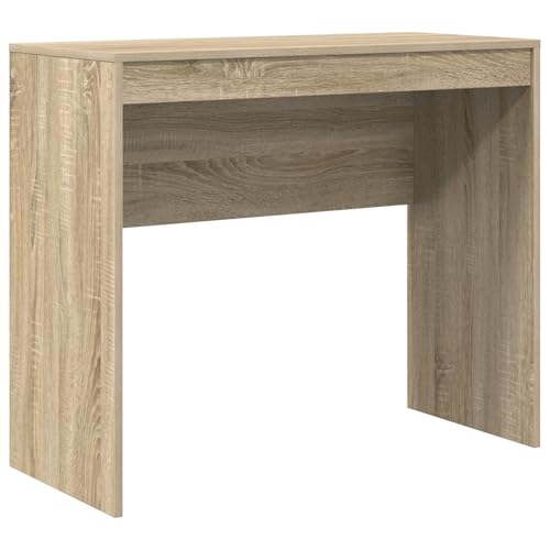 Genérico wenjingqi 869396 Schreibtisch aus Sonoma-Eiche, hochwertiges Holz von Genérico