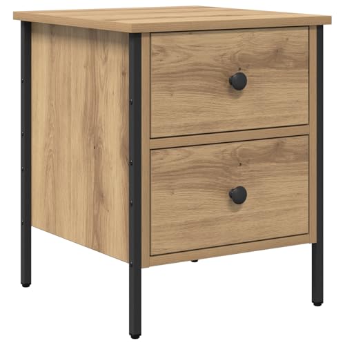 Genérico wenjingqi 871247 Nachtschrank, Eiche, handgefertigt, 40 x 42 x 50 cm von Genérico