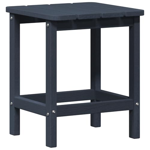 Genérico wenjingqi Adirondack Beistelltisch, Marineblau, 38 x 38 x 46 cm, HDPE, 42006634 von Genérico