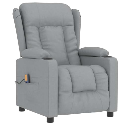 Genérico wenjingqi Massagesessel, Stoff, hellgrau, 339058 von Genérico