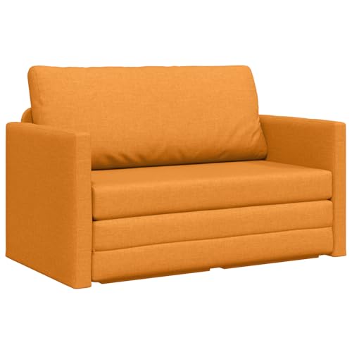 Genérico wenjingqi Schlafsofa, 2-in-1, Senfgelb, 124 x 71 x 78 cm, Stoff, 4106699 von Genérico