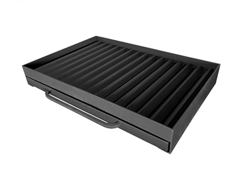 Grillkamin mit Aschenbecher, Grillschublade mit Grillrost - von höchster Qualität (55 x 35 cm) von Genérico