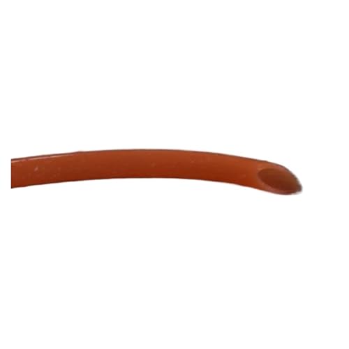Gummischlauch 2 x 4 mm, 3 x 5 mm, 4 x 6 mm, 4 x 7 mm, 5 x 7 mm, 6 x 8 mm, flexibler Silikonschlauch (Orange Red, 1 Meter ID 6 mm x OD 8 mm) von Genérico