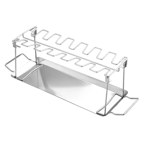 Hähnchenschenkelhalter für Grill, Hähnchenhalter, Werkzeughalter aus Edelstahl, zusammenklappbar, für Grill, Outdoor, Camping, Garten Hähnchenschenkelhalter für Grill, Hähnchenhalter, Werkzeughalter aus Edelstahl, zusammenklappbar, für Grill, Outdoor, Camping, Garten von Genérico