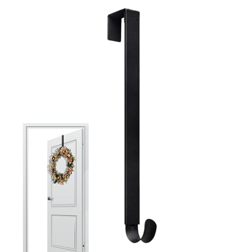 Haken für Türkranz, Türhaken für Eingangstür, verstellbare Haken für Weihnachtsgirlanden von 38,1 - 61 cm, beschädigt nicht, enthält Kranzhalter von 9 kg von Genérico