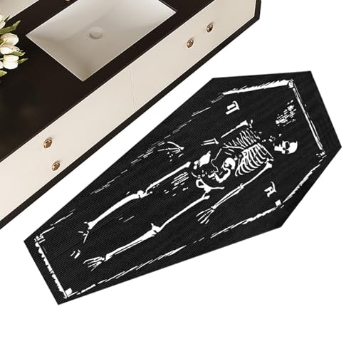 Halloween-Fußmatte, lustig, gruselig, schnell trocknend, waschbar, für Eingang, Innenbereich, , Außenbereich von Genérico