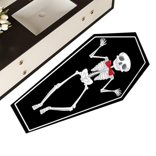 Halloween Fußmatte | Willkommen Gothic Eingang Fußmatte Außen Innen - Schnell trocknend Waschbar für Eingang Innen Außen Haus von Genérico
