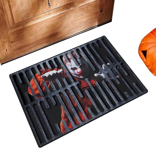 Halloween-Vordertürmatte, gruseliges Skelett, Fußmatte mit rutschfestem Einstiegskelett, Bodenmatte, saisonale Heimdekoration, Halloween-Vordertürmatte, gruseliges Skelett, Fußmatte mit rutschfestem Einstiegskelett, Bodenmatte, saisonale Heimdekoration, von Genérico