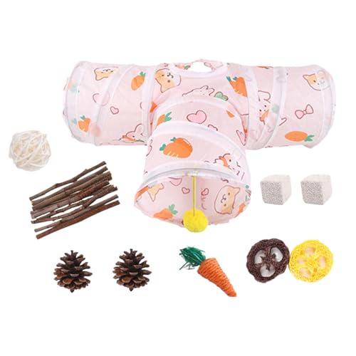 Hamster Spielzeug Tunnel – Hamster-Röhren Spielzeug – Hamsterkäfig-Röhren | Buntes Tunnel-Spielplatz-Set | Hamsters-Spielröhren mit interaktiven Bällen zum Klettern, Graben, Schlafen, Futtersuchen Hamster Spielzeug Tunnel – Hamster-Röhren Spielzeug – Hamsterkäfig-Röhren | Buntes Tunnel-Spielplatz-Set | Hamsters-Spielröhren mit interaktiven Bällen zum Klettern, Graben, Schlafen, Futtersuchen von Genérico