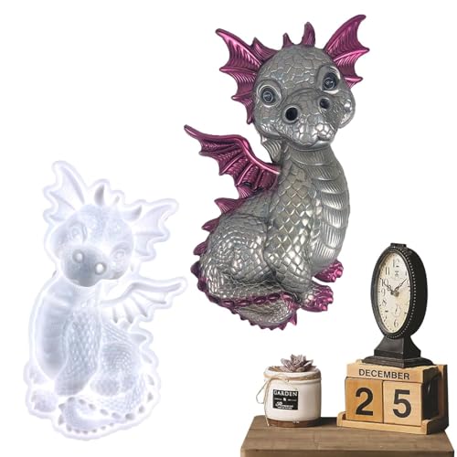 -Harz-Formen: Kunstwerkzeug, Silikon-Kunstwerkzeug, dekorative Harzformen, Epoxid-Skulpturform, 3D-Silikon-Drachenbauer, Zubehör -Harz-Formen: Kunstwerkzeug, Silikon-Kunstwerkzeug, dekorative Harzformen, Epoxid-Skulpturform, 3D-Silikon-Drachenbauer, Zubehör von Genérico