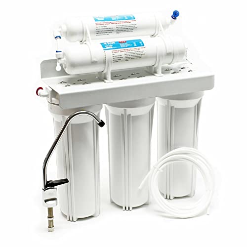 Haushaltswasserreiniger Mikrofilter 5 Stufen komplett mit Filtern Wasserhahn Zubehör unter Spüle, Wasserfilter für Trinkwasser Haushaltswasserreiniger Mikrofilter 5 Stufen komplett mit Filtern Wasserhahn Zubehör unter Spüle, Wasserfilter für Trinkwasser von Generico