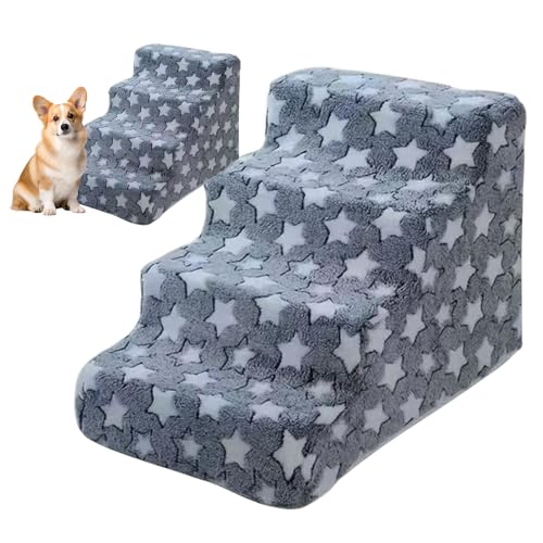 Haustiertreppen - Abnehmbare Hundetreppen | Kätzchenrampe und Welpenleiter für Sofa Bett und Fensterbank | Waschbarer Möbelschutz für Wohnzimmer, Dorm Haustiertreppen - Abnehmbare Hundetreppen | Kätzchenrampe und Welpenleiter für Sofa Bett und Fensterbank | Waschbarer Möbelschutz für Wohnzimmer, Dorm von Genérico