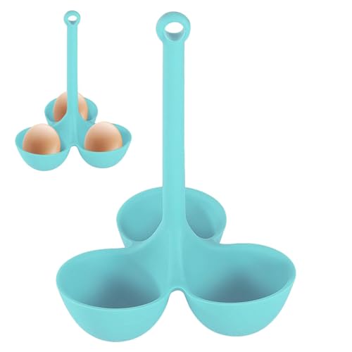 Herramie Eierhalter – Eierschale für Dampf-Eier | Coddler stapelbare Eier | Embyro Keramikbecher | Dampfgarer aus Silikon, hitzebeständig von Genérico