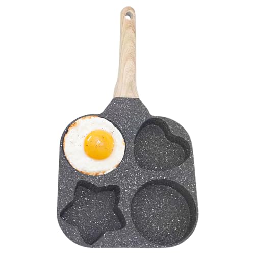 Hersteller von Antihaftbeschichtung mit 4 Formen zum Toasten und Wilderjagd, multifunktionale Pfanne für Frühstück, Herd, Küche und Haushalt von Genérico
