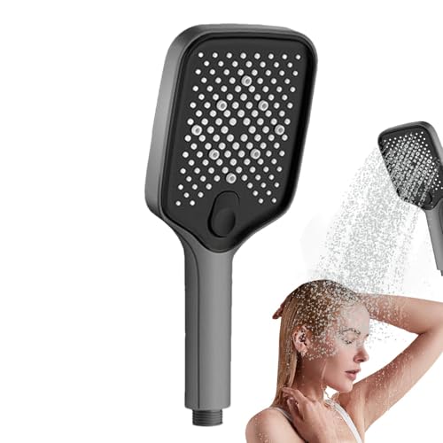 Hochdruck-Duschkopf, Hochdruck-Duschkopf, leistungsstarker Handbrause mit 4 Modi, ergonomischer Regenduschkopf mit großem Panel, für von Genérico