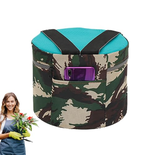 Hocker - Campinghocker | Mobiler Arbeitshocker | Tragbarer Schaumstoff Arbeitssitz Landwirtschaft Sitz Assistent Landwirtschaftlicher Stuhl für Gartenarbeit Camping Angeln Rasen Sammeln von Genérico