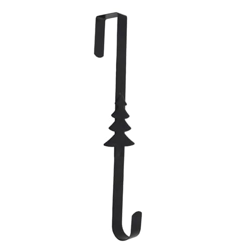 Hook Christmas Wreath Hook | Weihnachtsdekoration, schwerer Türhaken | Serviert Metallhaken für Weihnachten, Ostern, Halloween und Außendekoration der Saison von Genérico