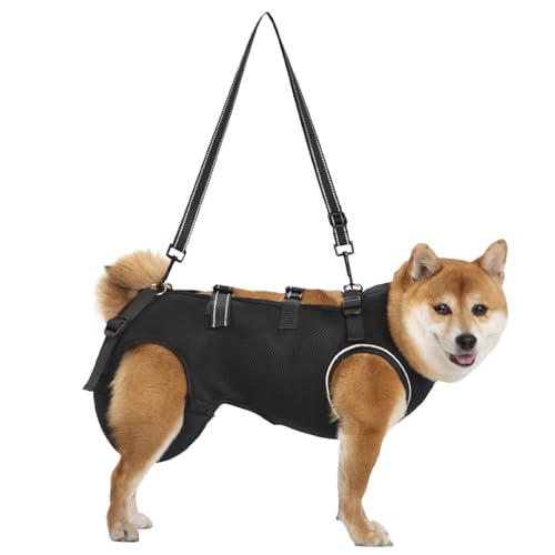 Hundegeschirr, Hebehilfe zur Erholung von Welpen, atmungsaktive Weste für ältere Haustiere, mit Hebegriff für Outdoor-Aktivitäten Hundegeschirr, Hebehilfe zur Erholung von Welpen, atmungsaktive Weste für ältere Haustiere, mit Hebegriff für Outdoor-Aktivitäten von Genérico