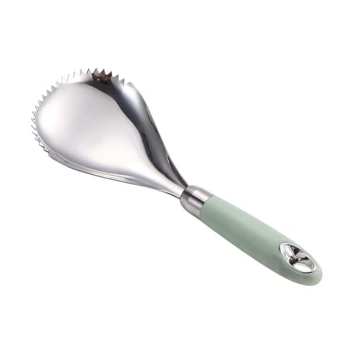 Ice Ball Spoon - 1 x ergonomischer Edelstahl-Eiscreme-Schaufel | Mashed Potato Scoop | Langgriff-Utensils, Mehrzweck-Werkzeug, bequemer Griff für Sonntagsmacher, Dish Serving, Cocktail Garnishing Ice Ball Spoon - 1 x ergonomischer Edelstahl-Eiscreme-Schaufel | Mashed Potato Scoop | Langgriff-Utensils, Mehrzweck-Werkzeug, bequemer Griff für Sonntagsmacher, Dish Serving, Cocktail Garnishing von Genérico