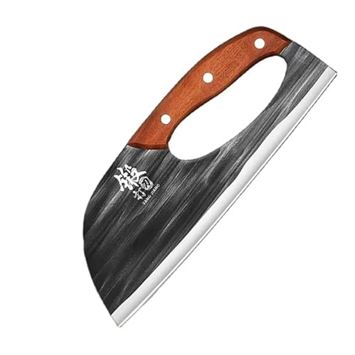 Japanisches Kochmesser aus Damaststahl, extra scharfe Klinge, ideal zum Schneiden, Filetieren und Hacken – Profi Küchenmesser von Genérico