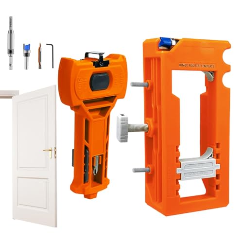 Jig Türscharnier – Installationsset für Scharniere | Door Bish Jig | Türscharnier-Router | Scharnier-Installationsset | Scharniervorlage Jig Türscharnier – Installationsset für Scharniere | Door Bish Jig | Türscharnier-Router | Scharnier-Installationsset | Scharniervorlage von Genérico