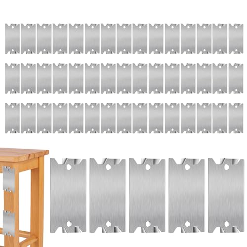 Kabelschutzplatte – 50 x Hardware Safety Sicherheitsmöbel – Schutz gegen Kalk-Schutzplatte | 3,8 x 6,3 cm Stahlwandplatten – Plattenschutz Kabelschutzplatte – 50 x Hardware Safety Sicherheitsmöbel – Schutz gegen Kalk-Schutzplatte | 3,8 x 6,3 cm Stahlwandplatten – Plattenschutz von Genérico