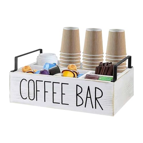 Kaffee-Organizer – Schreibtisch-Kaffeestation | Schöner Kaffee-Organizer aus Holz, Kapselhalter, multifunktionales Kaffee-Organizer-Tablett, Zubehör für diese Kaffee-Organizer – Schreibtisch-Kaffeestation | Schöner Kaffee-Organizer aus Holz, Kapselhalter, multifunktionales Kaffee-Organizer-Tablett, Zubehör für diese von Genérico