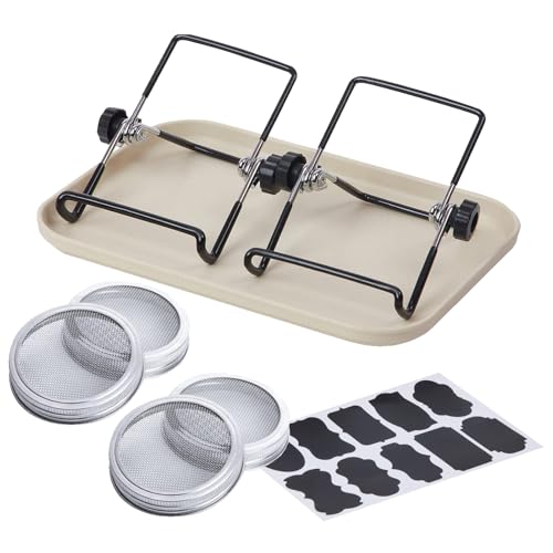 Keimgläser-Set – Keimgefäß-Set für Samen | Anzuchtset für Sprossen | Anzuchtset mit Sprossen | Keimung und Wachstum von Sämlingen | Saatgut-Set Keimgläser-Set – Keimgefäß-Set für Samen | Anzuchtset für Sprossen | Anzuchtset mit Sprossen | Keimung und Wachstum von Sämlingen | Saatgut-Set von Genérico