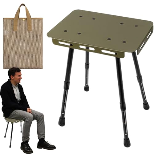 Klappbarer Campingtisch – Leichter Klapptisch für den Außenbereich | Tragbares Möbelbrett für tragbare Möbel mit schwerem Getriebe | Tragbares Tablett von Genérico