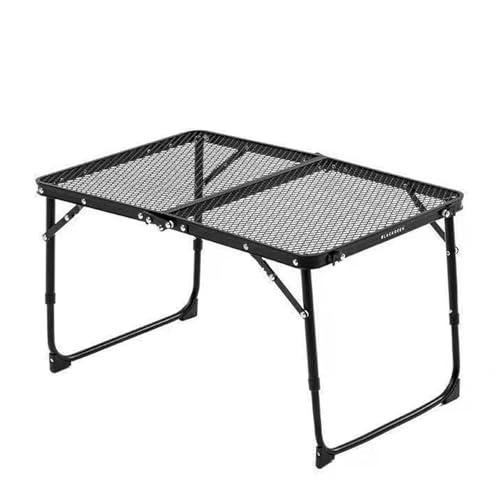 Klappbarer Grilltisch, tragbarer Grilltisch, zusammenklappbarer Picknicktisch aus Metall, leichter Outdoor-Küchentisch, zusammenklappbar, Camping-Küchenzubehör von Genérico