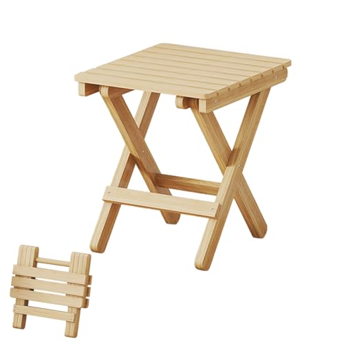 Klapphocker, tragbarer Hocker, Klappstuhl mit Stufe, leichter Hocker mit Griff, robuste Fußstütze, kompakter Stuhl für Küche, Bad, Schlafzimmer von Genérico
