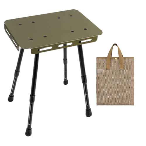 Klapptisch – höhenverstellbares Tablett | tragbare Beschreibung aus hochfester Aluminiumlegierung für Schlafzimmer, Klassenzimmer und Reisen | rutschfeste Oberfläche mit Füßen d von Genérico