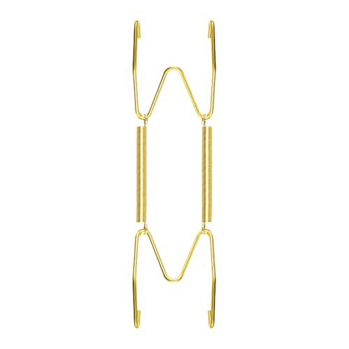 Kleine Plattenaufhänger – unsichtbarer Eisenwandhalter, goldene Plattenhalter, dekorativer Halterungsrahmen, Schlüsselhaken aus Metalldraht, Uhrenklammer, Soport Kleine Plattenaufhänger – unsichtbarer Eisenwandhalter, goldene Plattenhalter, dekorativer Halterungsrahmen, Schlüsselhaken aus Metalldraht, Uhrenklammer, Soport von Genérico