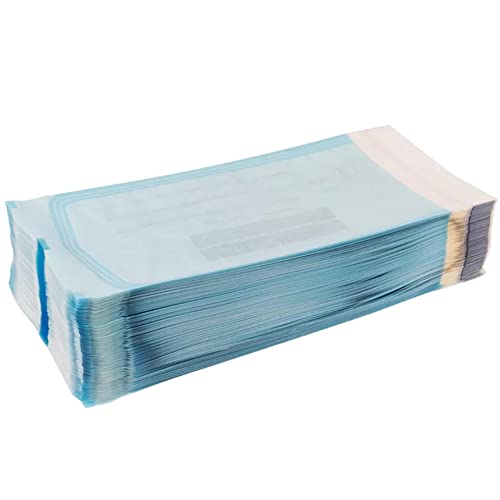 Kleine Sterilisationsbeutel, 57 x 130 mm, selbstklebend, 200 Stück, selbstdichtende Beutel zur Sterilisation für Zahnwerkzeuge, Tattoos oder Maniküre von Genérico