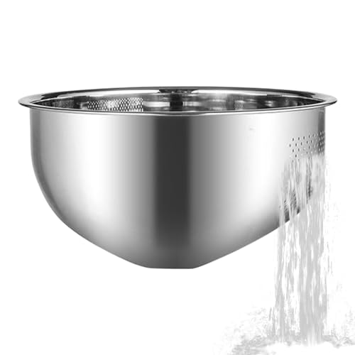 Kleine Waschschüssel aus Stahl, Reis, Reis mit Ausgießer, Reissieb aus Hartstahl, Küchenutensilien zum Abtropfen von Nudeln, Waschen des Hauses, zum Kochen von Kleine Waschschüssel aus Stahl, Reis, Reis mit Ausgießer, Reissieb aus Hartstahl, Küchenutensilien zum Abtropfen von Nudeln, Waschen des Hauses, zum Kochen von von Genérico