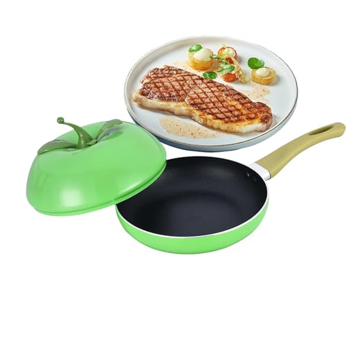 Kochtopf mit Deckel, dicker Boden in Fruchtform, antihaftbeschichtet, Mehrzweck-Küchenwerkzeug für Nudeln, Suppe, Spaghetti von Genérico