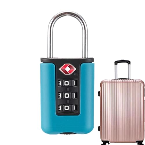 Kofferschloss – -zertifizierte Gepäckkabelschlösser | 3-stelliges Zahlenschloss | verstellbare Gepäckkombinationsschlösser | -Reisegeschlösser für Rucksack Kofferschloss – -zertifizierte Gepäckkabelschlösser | 3-stelliges Zahlenschloss | verstellbare Gepäckkombinationsschlösser | -Reisegeschlösser für Rucksack von Genérico