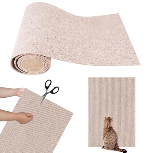 Kratzmatte für Katzen, Kratzmatte, Sofaschutz, selbstklebend, für Kratzmatte, flach, für Möbel, Wand, Post von Genérico
